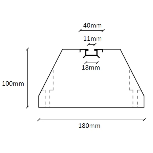 BP-1000-M10<br> - Rubber base 100 cm - photo 3