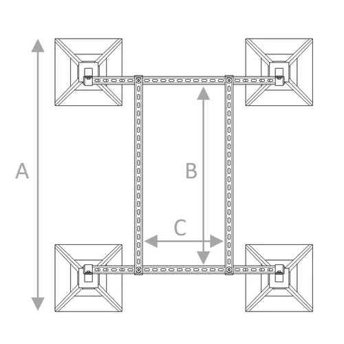BP-FR41-4<br> - 4-foot frame set - photo 2