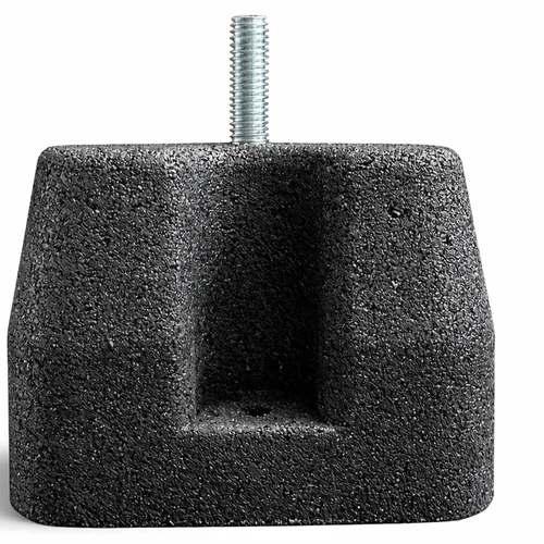 BP-1212-B<br> - Rubber mounting pads 12×12cm with mounting bolt - photo 2