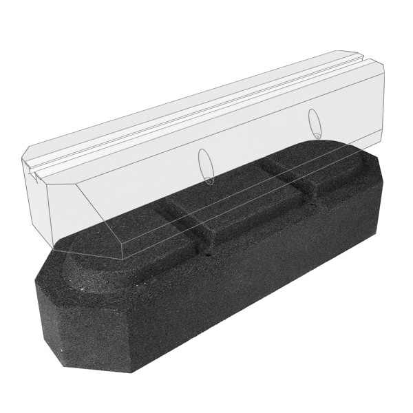 BP-600-10UP<br> - Riser for BP-600-M10 anti-vibration base